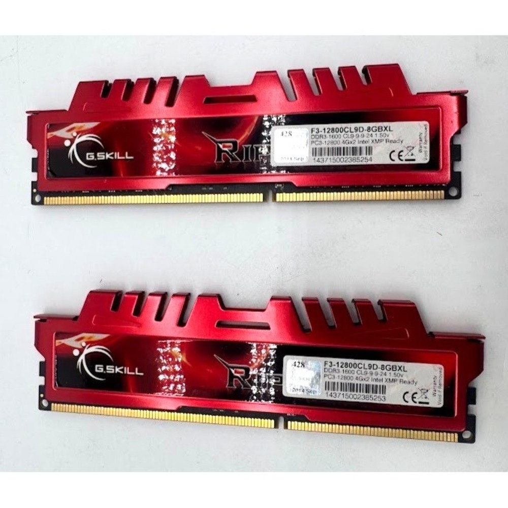 G.Skill Ripjaws X 8GB (2x4GB) DDR3-1600 PC3-12800 CL9 Desktop RAM F3-12800CL9D